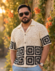 Crochet Men Polo shirt, Handmade, Acrylic, - Image 2