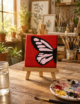 Hand-Painted Mini Canvas, 4x4, 5 pcs - Image 3