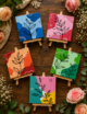 Hand-Painted Mini Canvas / Mini Acrylic Paintings / 4x4 Canvas Art