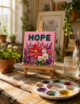 Hand-Painted Mini Canvas / Mini Acrylic Paintings / 4x4 Canvas Art - Image 3