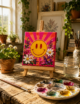 Hand-Painted Mini Canvas / Mini Acrylic Paintings / 4x4 Canvas Art - Image 7