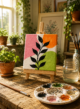 Hand-Painted Mini Canvas / Mini Acrylic Paintings / 4x4 Canvas Art - Image 4
