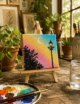 Hand-Painted Mini Canvas / Mini Acrylic Paintings / 4x4 Canvas Art - Image 4