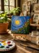 Hand-Painted Mini Canvas / Mini Acrylic Paintings / 4x4 Canvas Art - Image 5