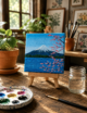 Hand-Painted Mini Canvas / Mini Acrylic Paintings / 4x4 Canvas Art - Image 7