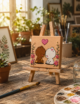 Hand-Painted Mini Canvas / Mini Acrylic Paintings / 4x4 Canvas Art - Image 5