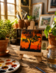 Hand-Painted Mini Canvas / Mini Acrylic Paintings / 4x4 Canvas Art - Image 6