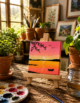 Hand-Painted Mini Canvas / Mini Acrylic Paintings / 4x4 Canvas Art - Image 2