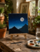 Hand-Painted Mini Canvas / Mini Acrylic Paintings / 4x4 Canvas Art - Image 4