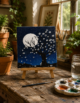 Hand-Painted Mini Canvas / Mini Acrylic Paintings / 4x4 Canvas Art - Image 5