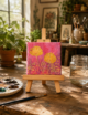Hand-Painted Mini Canvas / Mini Acrylic Paintings / 4x4 Canvas Art - Image 4