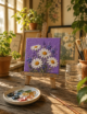 Hand-Painted Mini Canvas / Mini Acrylic Paintings / 4x4 Canvas Art - Image 4