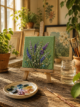 Hand-Painted Mini Canvas / Mini Acrylic Paintings / 4x4 Canvas Art - Image 6