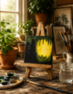 Hand-Painted Mini Canvas / Mini Acrylic Paintings / 4x4 Canvas Art - Image 7
