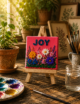 Hand-Painted Mini Canvas / Mini Acrylic Paintings / 4x4 Canvas Art - Image 6