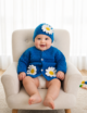 Crochet Sweater Set / Daisy Appliqué  / Woolen / Gift
