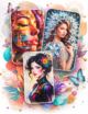 DTF Transfer Stickers / Iron-On Decal / Ready for Press / Art Bundle / Fantasy Design / 3 Pcs
