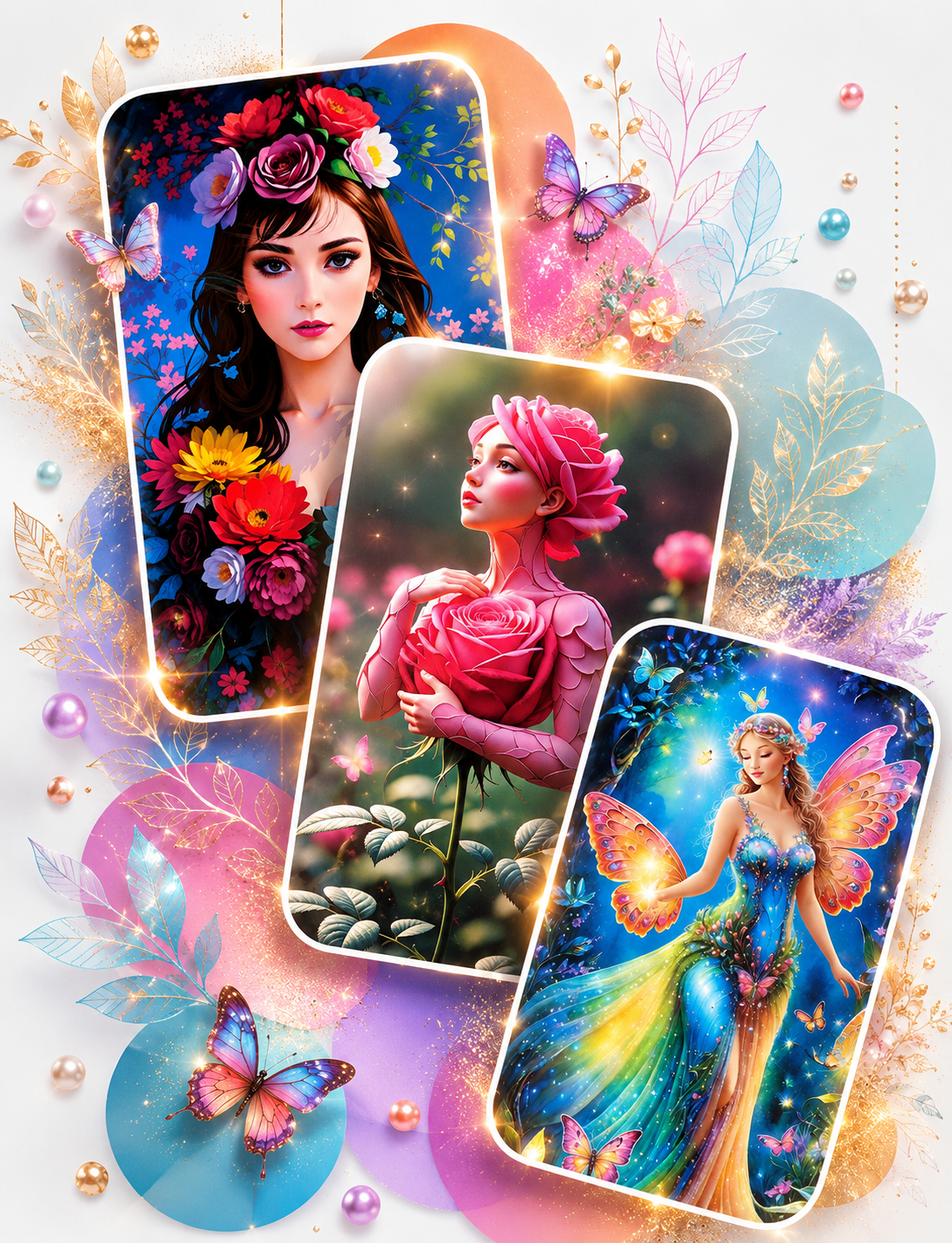 ChatGPT Image Jun 22, 2026, 02_36_52 PM DTF Transfer Stickers / Iron-On Decal / Ready for Press / Art Bundle / Fantasy Design / 3 Pcs - Image 1