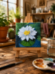 Hand-Painted Mini Canvas / Mini Acrylic Paintings / 4x4 Canvas Art - Image 4