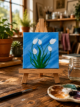 Hand-Painted Mini Canvas / Mini Acrylic Paintings / 4x4 Canvas Art - Image 5