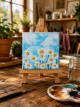 Hand-Painted Mini Canvas / Mini Acrylic Paintings / 4x4 Canvas Art - Image 6