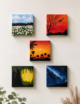 Hand-Painted Mini Canvas / Mini Acrylic Paintings / 4x4 Canvas Art - Image 2