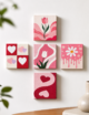 Hand-Painted Mini Canvas / Mini Acrylic Paintings / 4x4 Canvas Art - Image 2