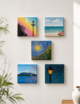 Hand-Painted Mini Canvas / Mini Acrylic Paintings / 4x4 Canvas Art - Image 2