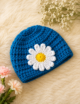 Crochet Sweater Set / Daisy Appliqué  / Woolen / Gift - Image 5