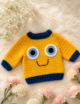 Crochet Baby Sweater & Cap - Image 3