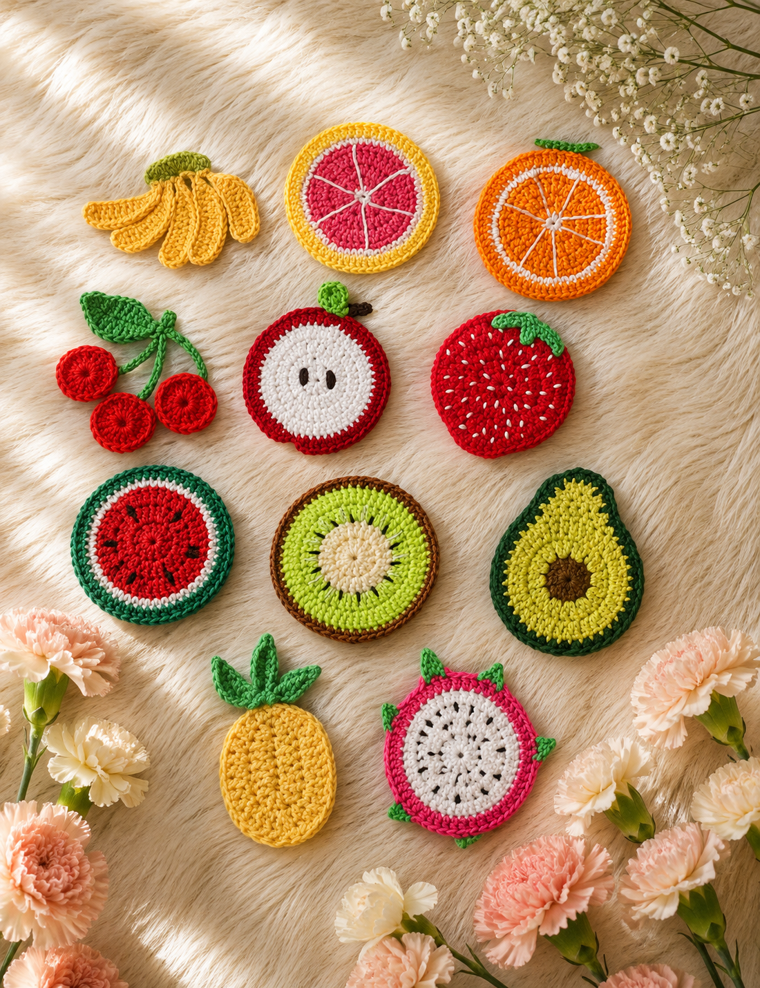 ChatGPT Image Aug 9, 2026, 01_56_58 AM Crochet Appliqué Set, 10 pcs - Image 1