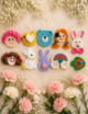 Crochet Appliqué Set, 10 pcs