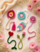 Crochet Bookmarks, 5 pcs
