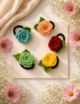 Crochet Hair Tie Set, 5 pcs
