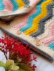 Crochet Wavy Stripe Baby Swaddle - Image 4