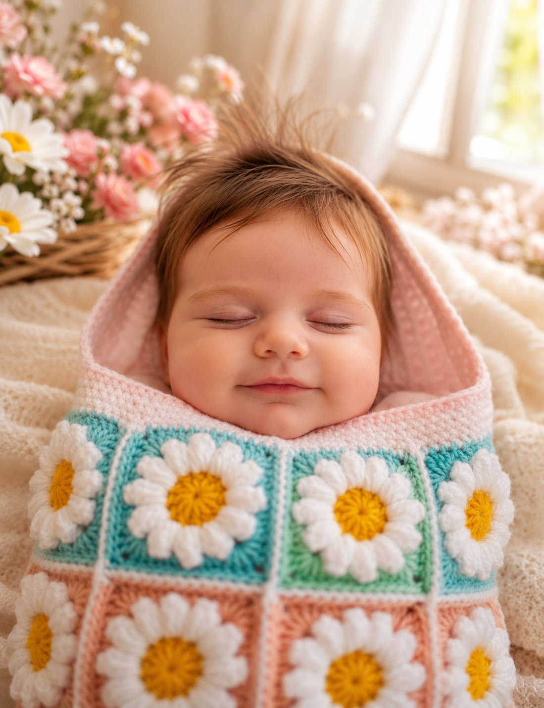 ChatGPT Image Jul 5, 2026, 03_16_30 AM Crochet Baby Swaddle - Image 1