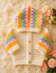 Crochet Baby Hooded Cardigan - Image 2