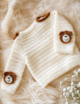 Crochet Baby Bear Cardigan Set - Image 5