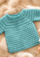 Crochet Sweater Set, Daisy Appliqué, Gift - Image 3