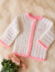 Crochet Baby Sweater & Cap - Image 3