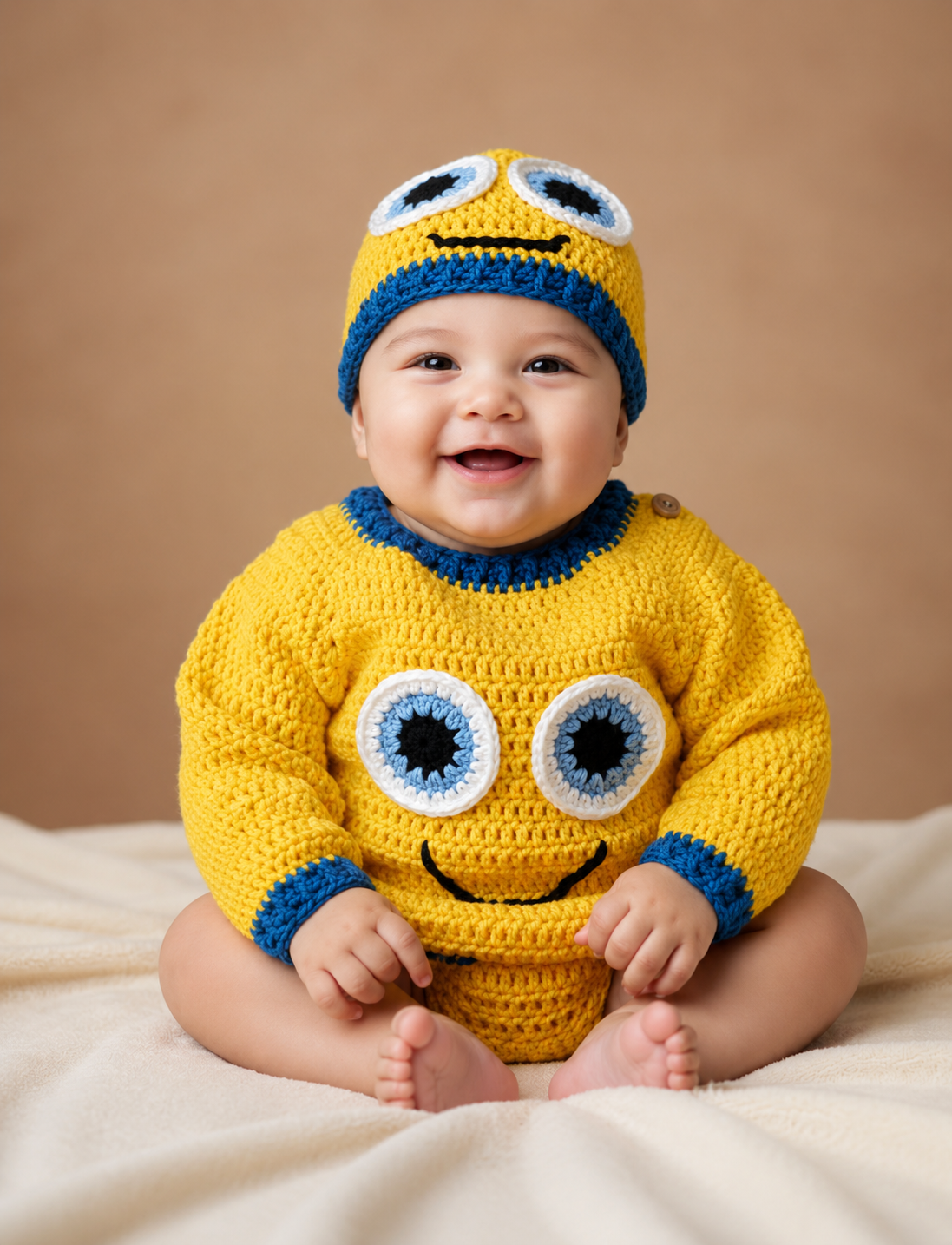 ChatGPT Image Jun 21, 2026, 05_34_39 PM Crochet Baby Sweater & Cap - Image 1