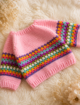 Crochet Baby Sweater & Cap - Image 4