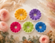 Crochet Scrunches, Fashion, 5 pcs - Image 5