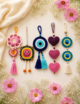 Crochet Bag Charms, Cute, 5pcs