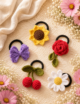 Crochet Hair Tie Set, 5 pcs - Image 5