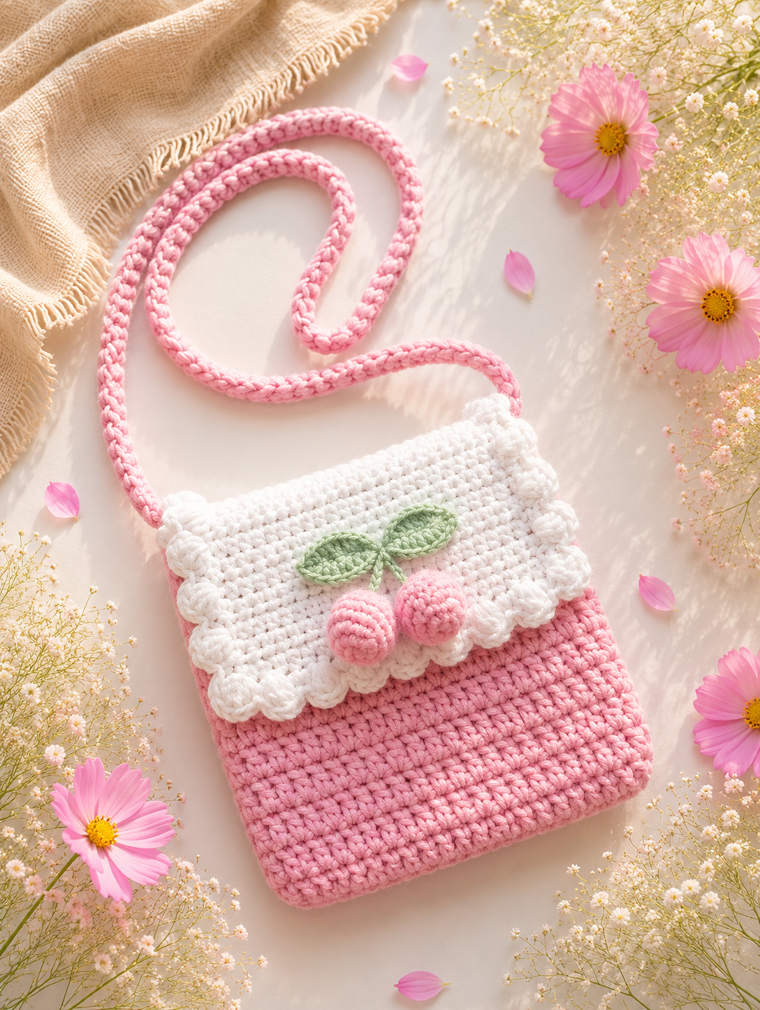 Image 1 Crochet Pouch & Bags, - Image 1