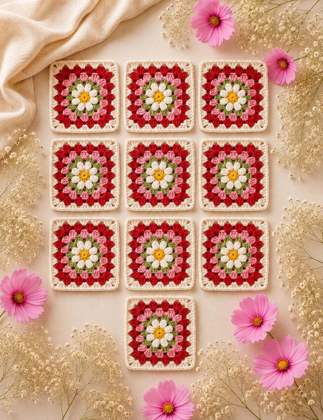 Image 1 Crochet Granny Squares, Crochet Motif Collection - Image 1