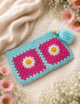Crochet Clutch Bag, Colorful Purse - Image 10