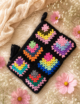 Crochet Clutch Bag, Colorful Purse - Image 3