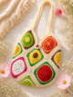 Crochet Shoulder Bag, Colorful Boho Bag. - Image 4